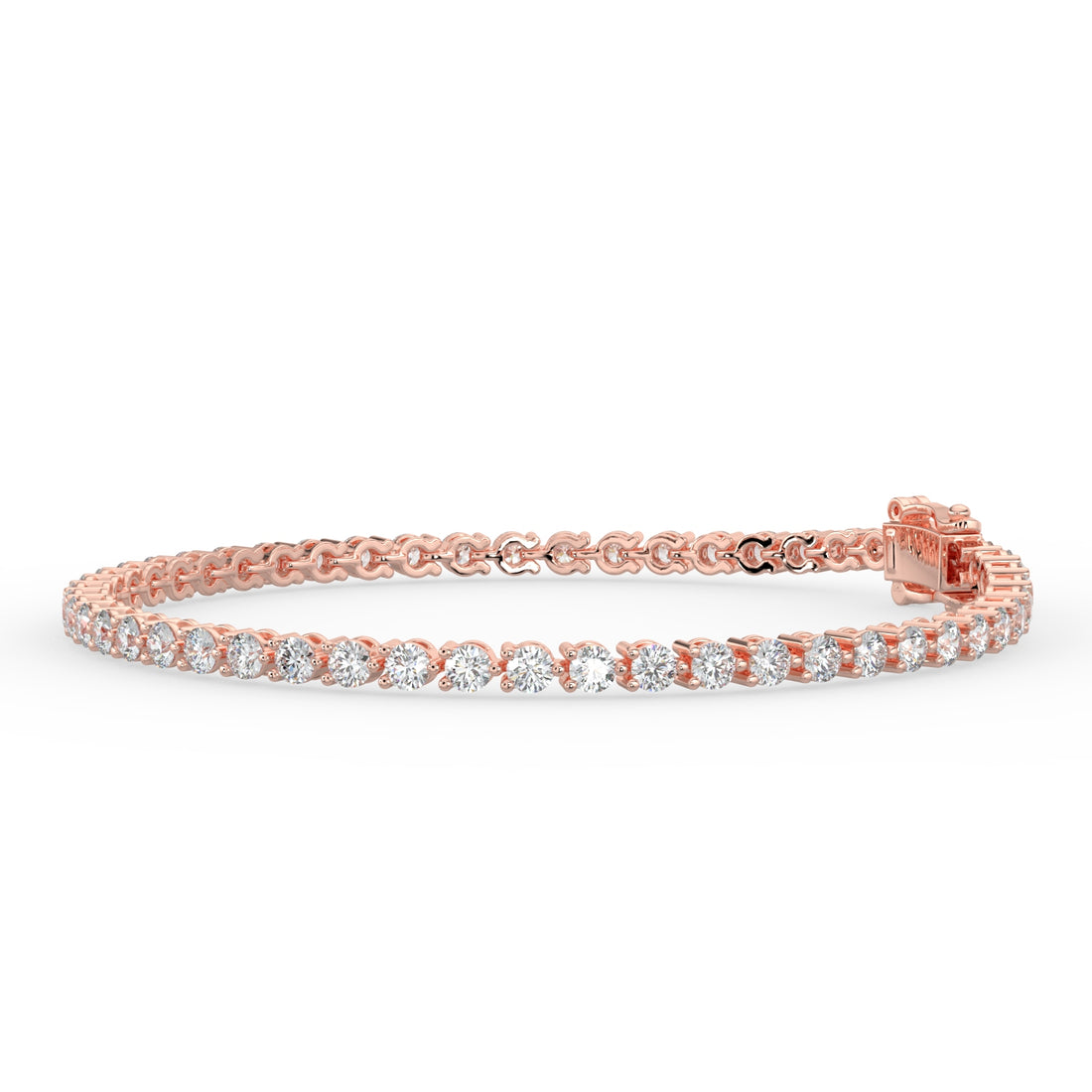 lab grown diamond tennis bracelet