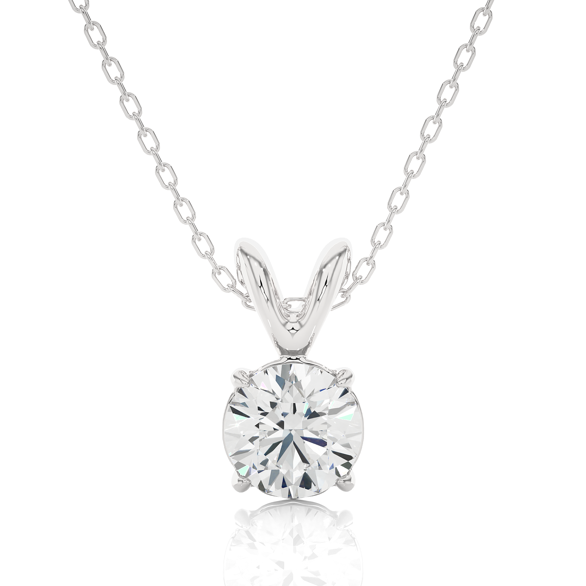 Solitaire Diamond Pendant