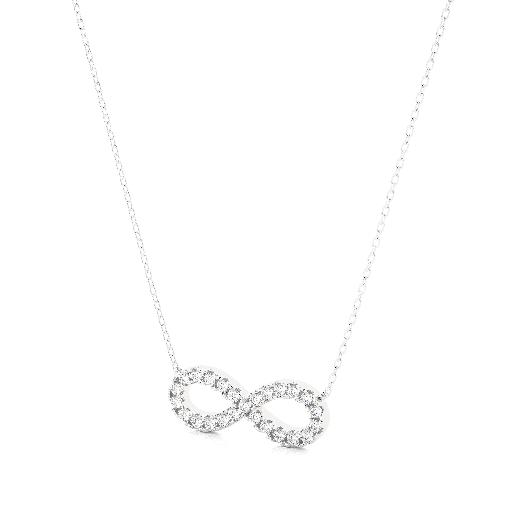 lab created diamond necklace