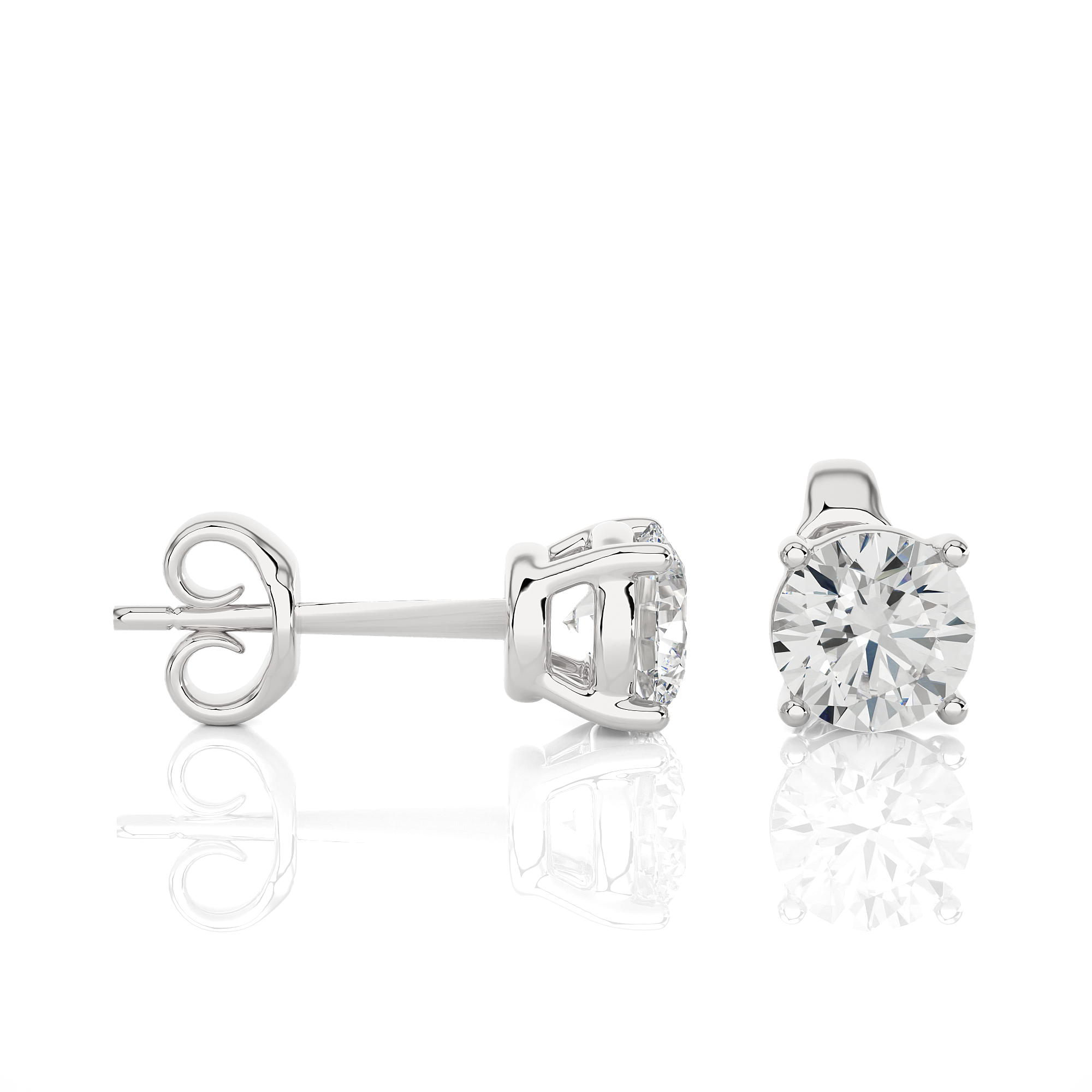 diamond stud earrings women