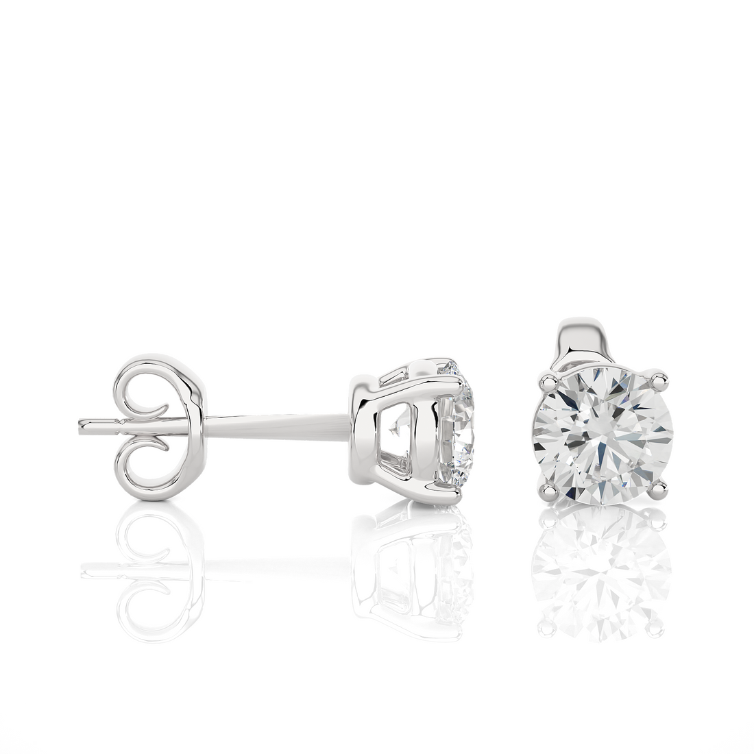 diamond stud earrings women
