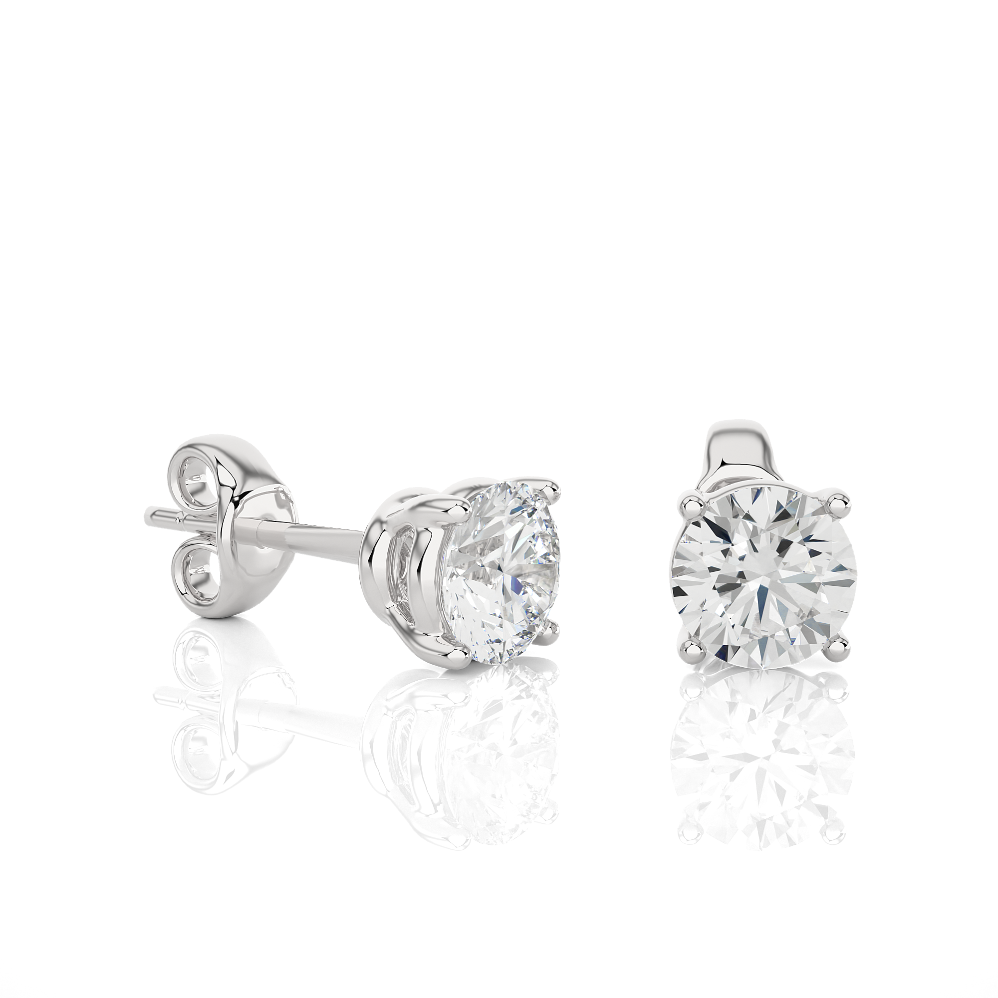 diamond stud earrings