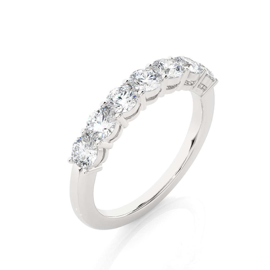 Half Eternity Wedding Band