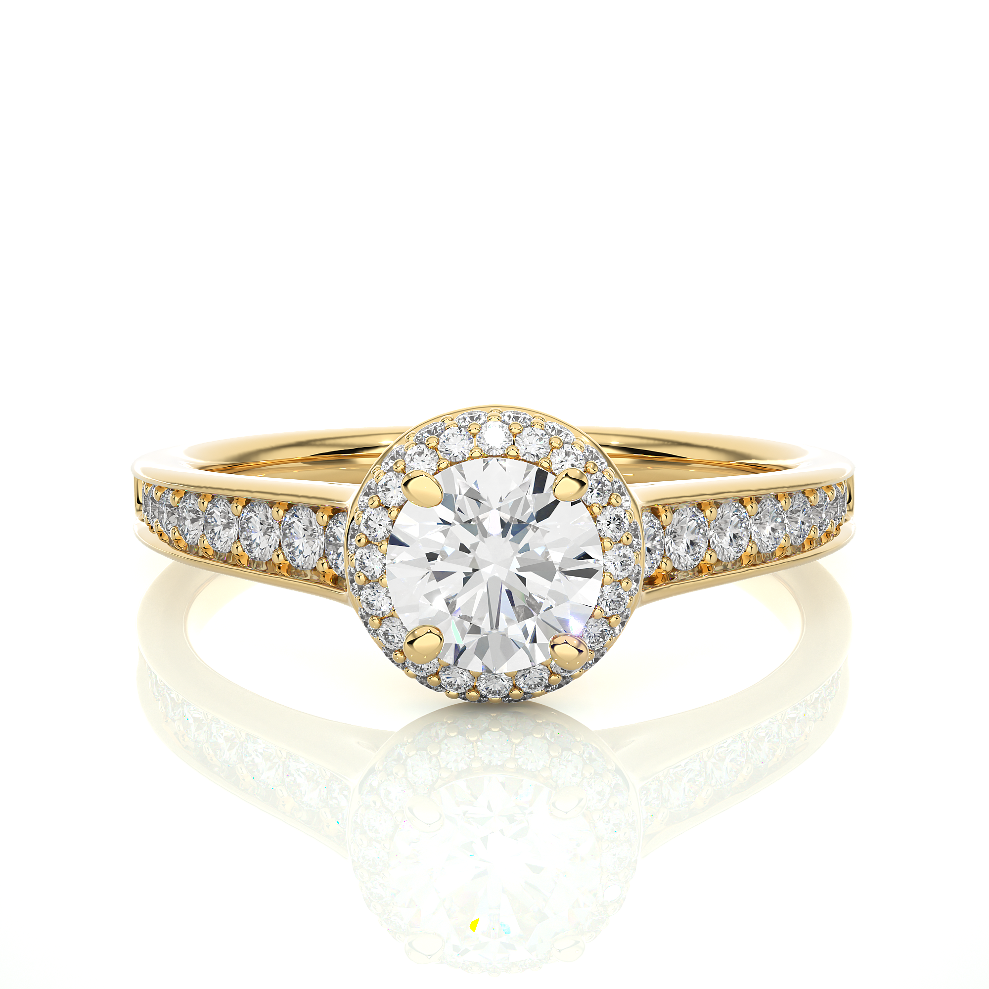 lab grown engagement ring
