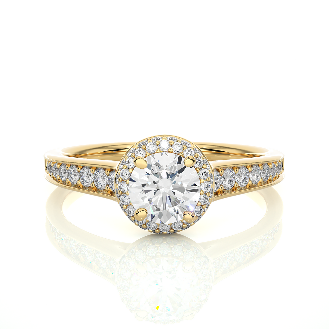 lab grown engagement ring