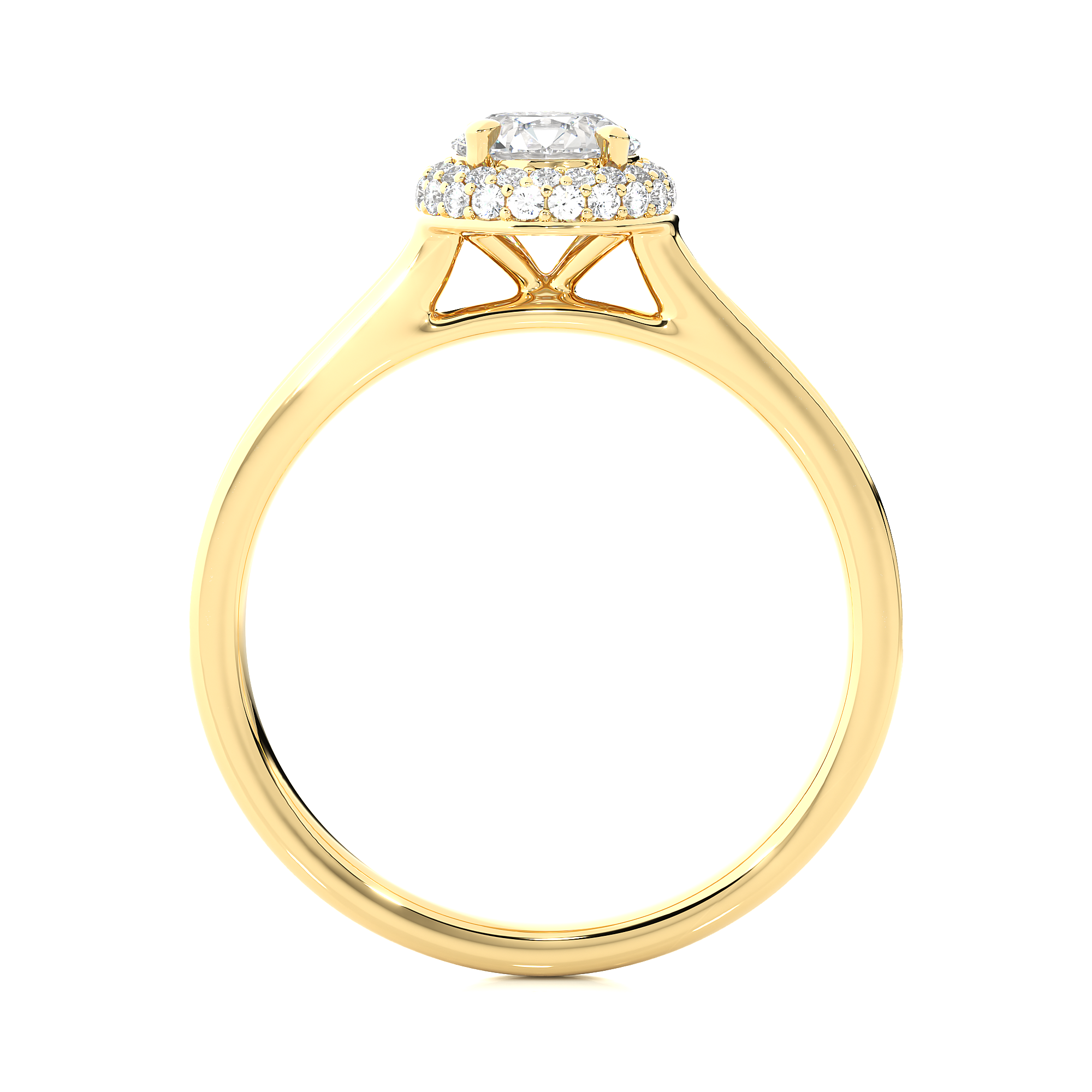 diamond engagement band