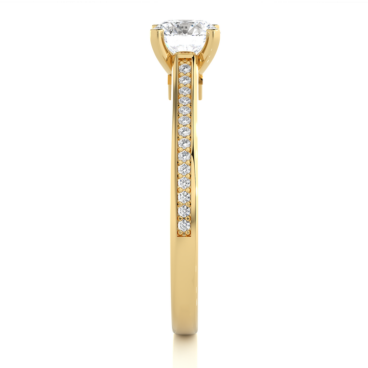 diamond engagement band