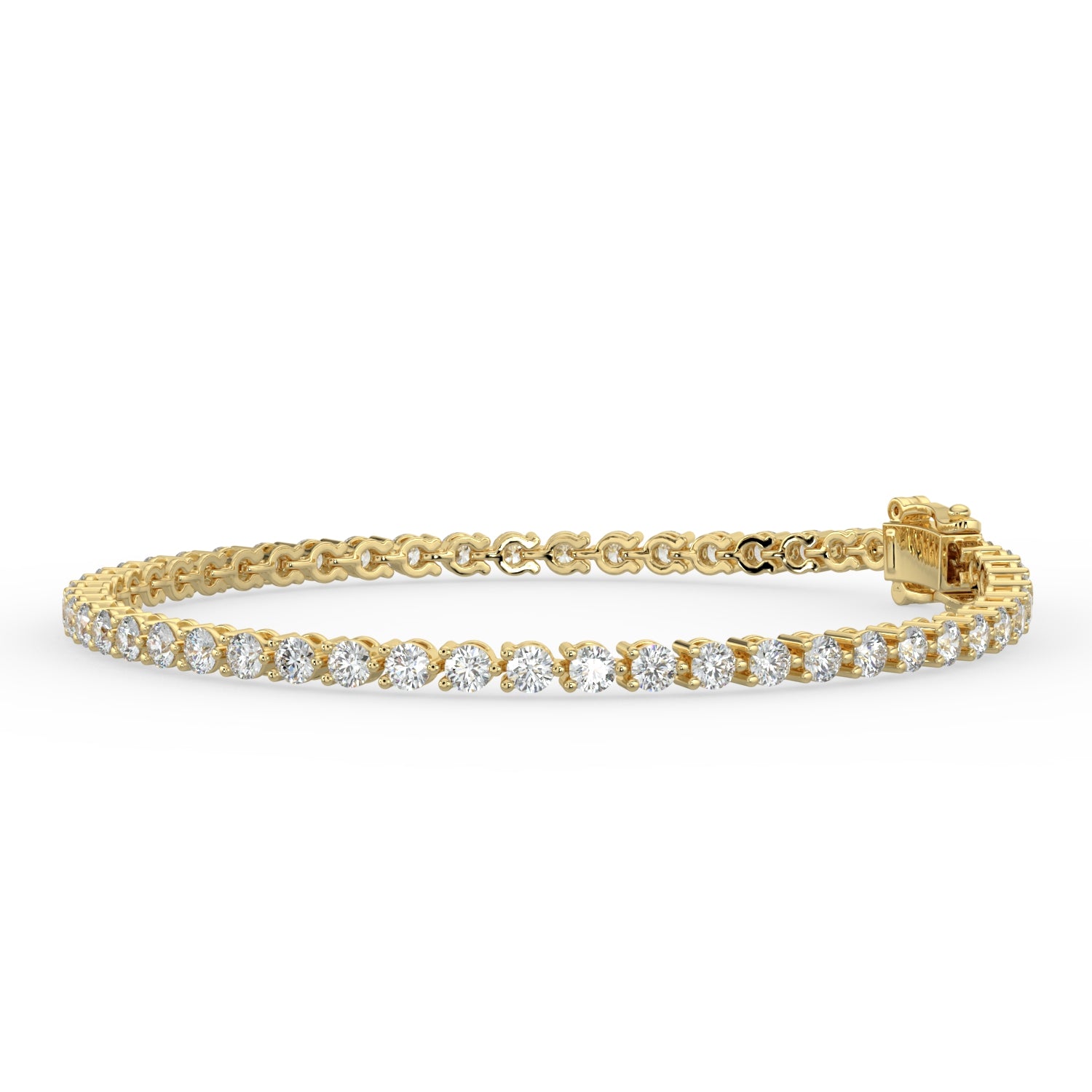 lab grown diamond tennis bracelet