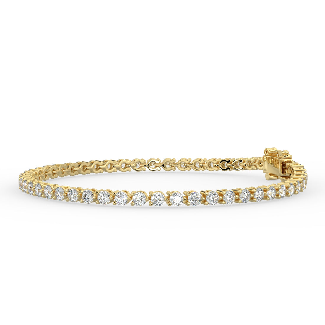 lab grown diamond tennis bracelet
