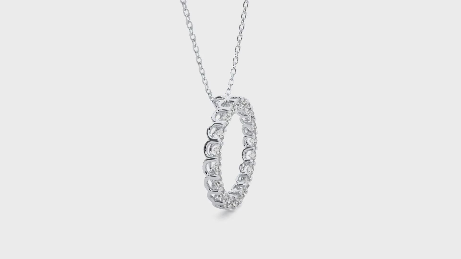 lab diamond necklace